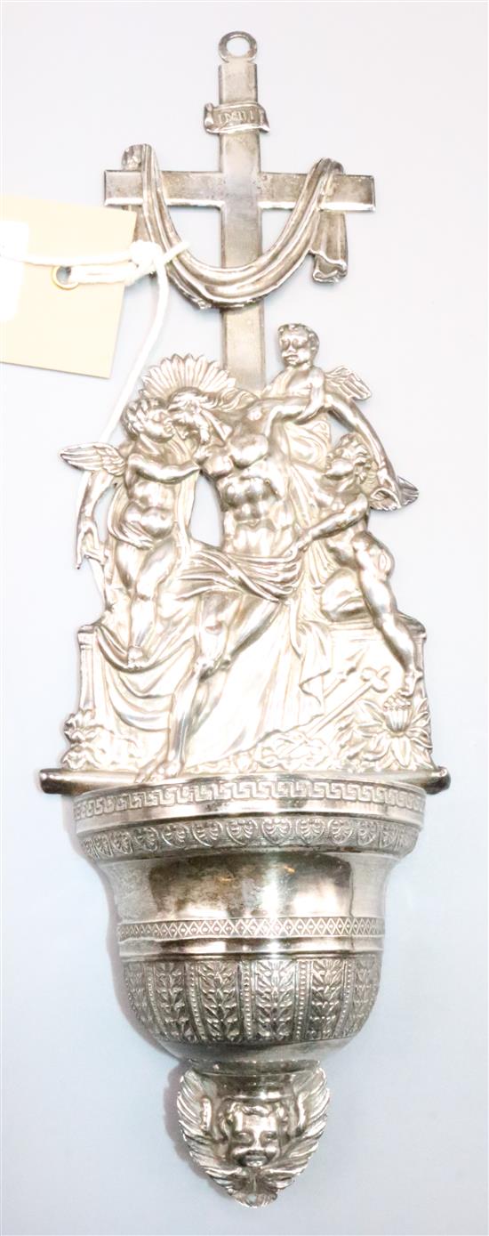 19th Century holy water font